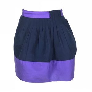 Ted baker size 4 skirt purple color block Elegant